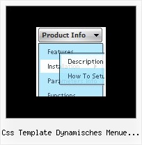 Css Template Dynamisches Menue Oben Menues In C