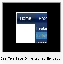Css Template Dynamisches Menue Oben Kontextmenue