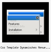 Css Template Dynamisches Menue Oben Css Menuepunkt