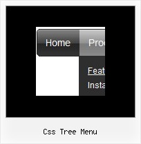 Css Tree Menu Webseite Menueleiste Horizontal Php