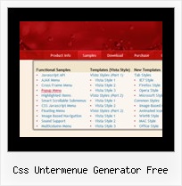 Css Untermenue Generator Free Javascript Und Onmouseover Menu