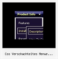 Css Verschachteltes Menue Generator Javascript Mouseover Menue