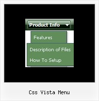 Css Vista Menu Menue Deroulant Css