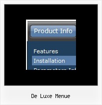 De Luxe Menue Dreamweaver Dropdown Menue