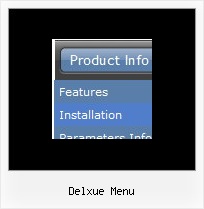 Delxue Menu Menue Stil Mit Icons