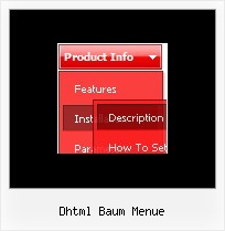 Dhtml Baum Menue Css Submenu Horizontal