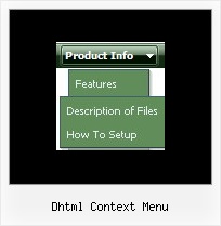 Dhtml Context Menu Html Befehl Custom Menubar