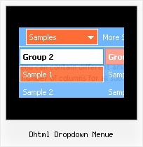Dhtml Dropdown Menue Javascript Funktion Menue