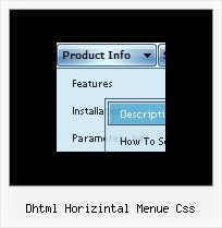 Dhtml Horizintal Menue Css Button Design Vorlage