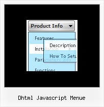 Dhtml Javascript Menue Html Dropdownmenue
