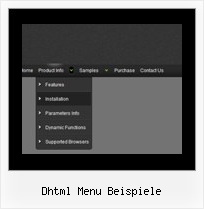 Dhtml Menu Beispiele Css Dorpdown Menue Nur Css