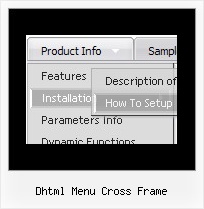 Dhtml Menu Cross Frame Css Cascading Menue