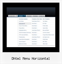 Dhtml Menu Horizontal Java Script Untermenue