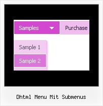 Dhtml Menu Mit Submenus Dropdown Menue Vba Over Mouse