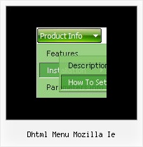 Dhtml Menu Mozilla Ie Homepage Menues Beispiele