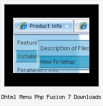 Dhtml Menu Php Fusion 7 Downloads Horizontal Menue Ueber Frames