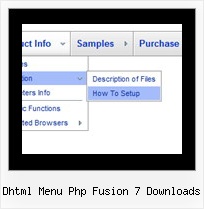 Dhtml Menu Php Fusion 7 Downloads Onmouseover Menu
