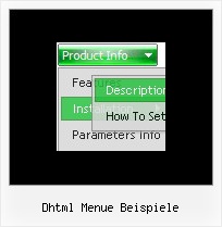 Dhtml Menue Beispiele Animated Dropdown Menue