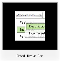 Dhtml Menue Css Redaxo Submenue Nav