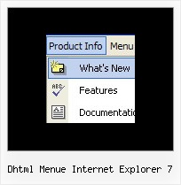 Dhtml Menue Internet Explorer 7 Web Templates Registerkarten