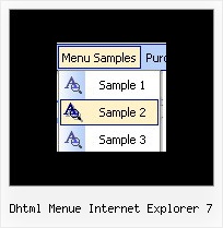 Dhtml Menue Internet Explorer 7 Drop Down Navigation