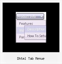 Dhtml Tab Menue Menue In Table Zentrieren