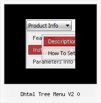 Dhtml Tree Menu V2 0 Vertikales Dropdown Submenu Ueber Frame Rand