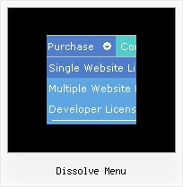 Dissolve Menu Estilo