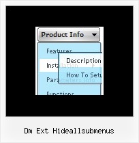 Dm Ext Hideallsubmenus Slide Down Menu Effekte