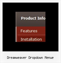 Dreamweaver Dropdown Menue Mouseover Menu Grafik Css