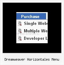 Dreamweaver Horizontales Menu Menue Schablone