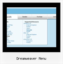 Dreamweaver Menu Horizontal Dropdown Menu Ie Firefox