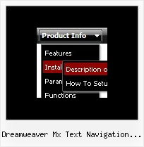 Dreamweaver Mx Text Navigation Submenue Frame Css