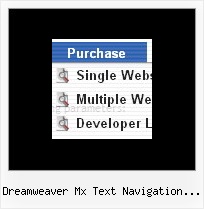 Dreamweaver Mx Text Navigation Submenue Javascript Menues Proben