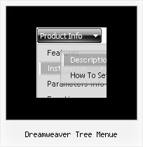 Dreamweaver Tree Menue Popup Menueleiste
