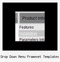 Drop Down Menu Frameset Templates Menue Dynamische Breite Css Horizontal
