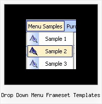 Drop Down Menu Frameset Templates Css Menu Frame