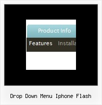 Drop Down Menu Iphone Flash Script Menueleiste