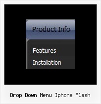 Drop Down Menu Iphone Flash Symbole Des