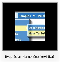 Drop Down Menue Css Vertikal Beispiele Fuer Html Menues