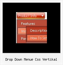 Drop Down Menue Css Vertikal Html Javascript Menu