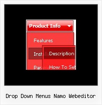 Drop Down Menus Namo Webeditor Html Seite