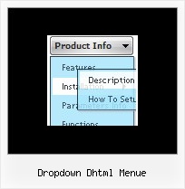 Dropdown Dhtml Menue Taskleiste Javascript