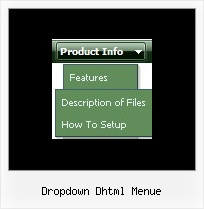 Dropdown Dhtml Menue Vista Style Css