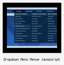 Dropdown Menu Menue Javascript Java Script Xp Taskbar Menu