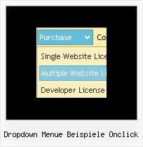 Dropdown Menue Beispiele Onclick Html Button Maker