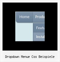Dropdown Menue Css Beispiele Onmouseover Menues