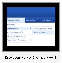 Dropdown Menue Dreamweaver 8 Bewegliches Menu Css