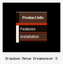 Dropdown Menue Dreamweaver 8 Ajax Menu Target