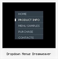 Dropdown Menue Dreamweaver Mainmenu Moveable